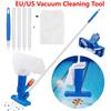 Насадка для пылесоса для бассейна с мешком-щеткой, набор для чистки дна, сетка для фильтра для бассейна, набор для пылесоса, чистящий скиммер, инструмент для бассейна