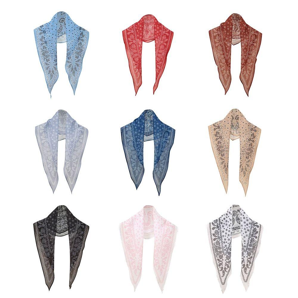 Thin Bib Shawl Hijabs Sunscreen Neckerchief Fashion Neck Cover Spring Autumn