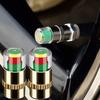 Визуальный датчик давления в шинах автомобиля, колпачки на ниппель 36 PSI 2.4 Bar для автомобилей, мотоциклов, велосипедов