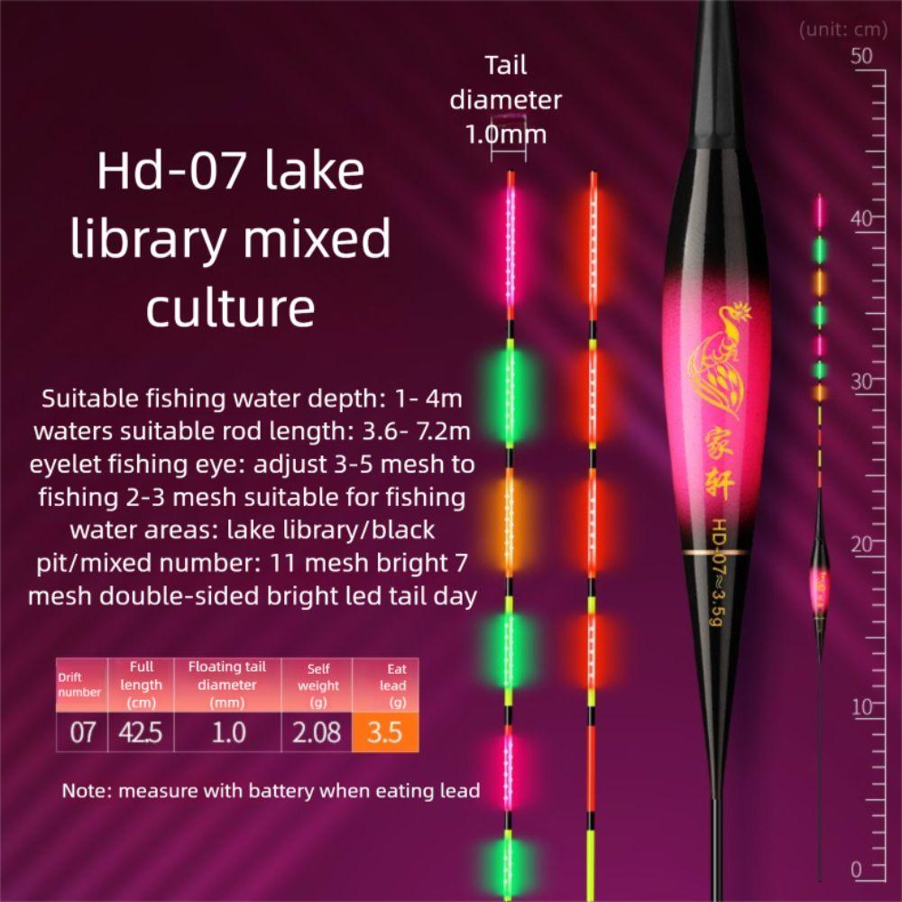 Slip Drift Tube Electronic Fishing Float Indicator Fishing Bobbers Night Fishing