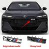 drswk4 3D ABS Car Front Grille Badge Emblem For BMW M XM2 XM3 XM4 X5M XM6 M7 F48 G01 E84 E83 F39 F10 F30 G11 Auto Exterior Accessories