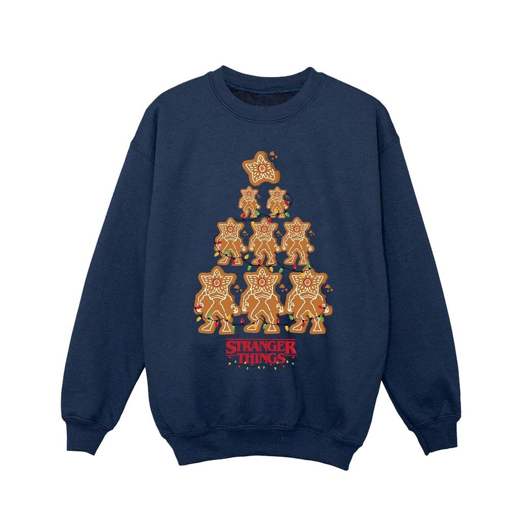 Netflix Girls Stranger Things Gingerbread Sweatshirt