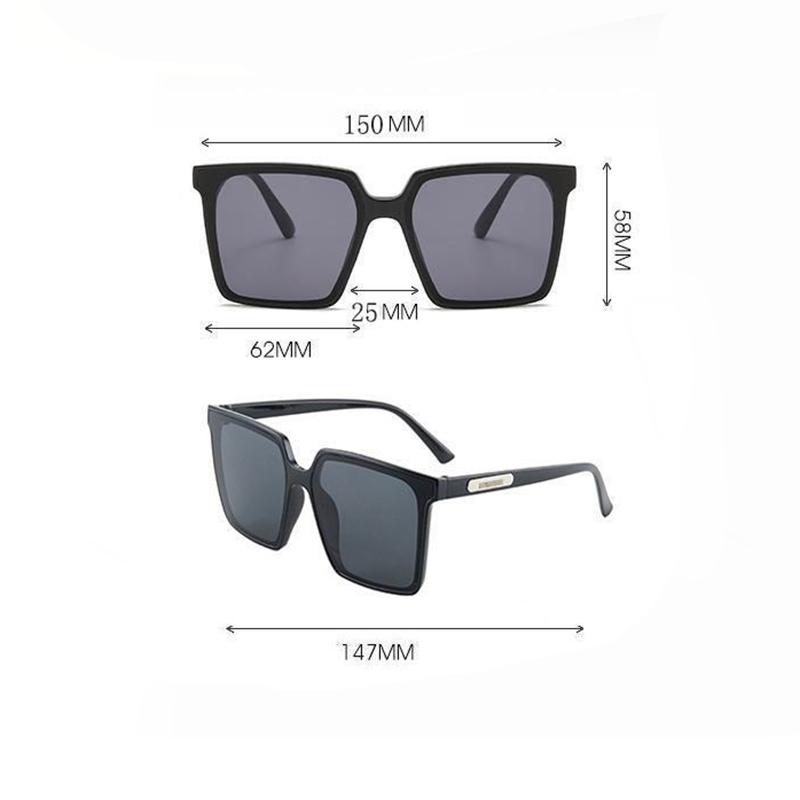 Мужские солнцезащитные очки с большой оправой, женские классические спортивные очки с большой оправой, мужские очки для вождения на открытом воздухе