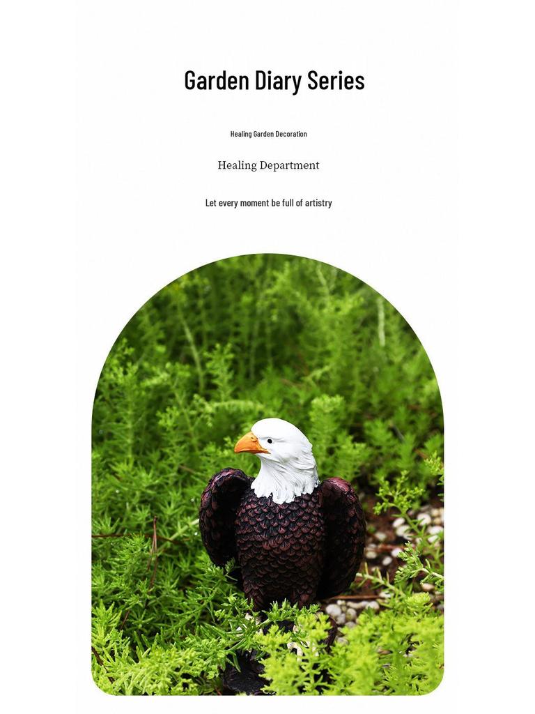 Eagle Resin Garden Ornament Decoration for Independence Day