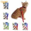 Nylon Pet Lead Leash Harness Kitten Belt Strap Safety Rope Adjustable Dog Collar Lovely Pet