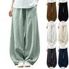 Women's Casual And Comfortable Cotton And Linen Loose Pants