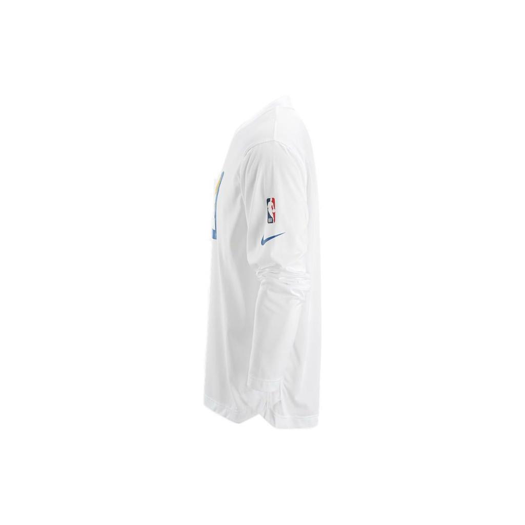 Nike Футболка с длинным рукавом и принтом в виде букв, мужские топы, белые DR2182-100