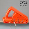 2Pcs Gypsum Board Angle Planer Cutting Tools 45 and 60 Degrees Handheld Cutters