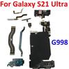 Подходит для Samsung Galaxy S21 Ultra G998 Антенна сигнала NFC WIFI LCD Плата беспроводной зарядки Шлейф Микрофон 5G mmWave