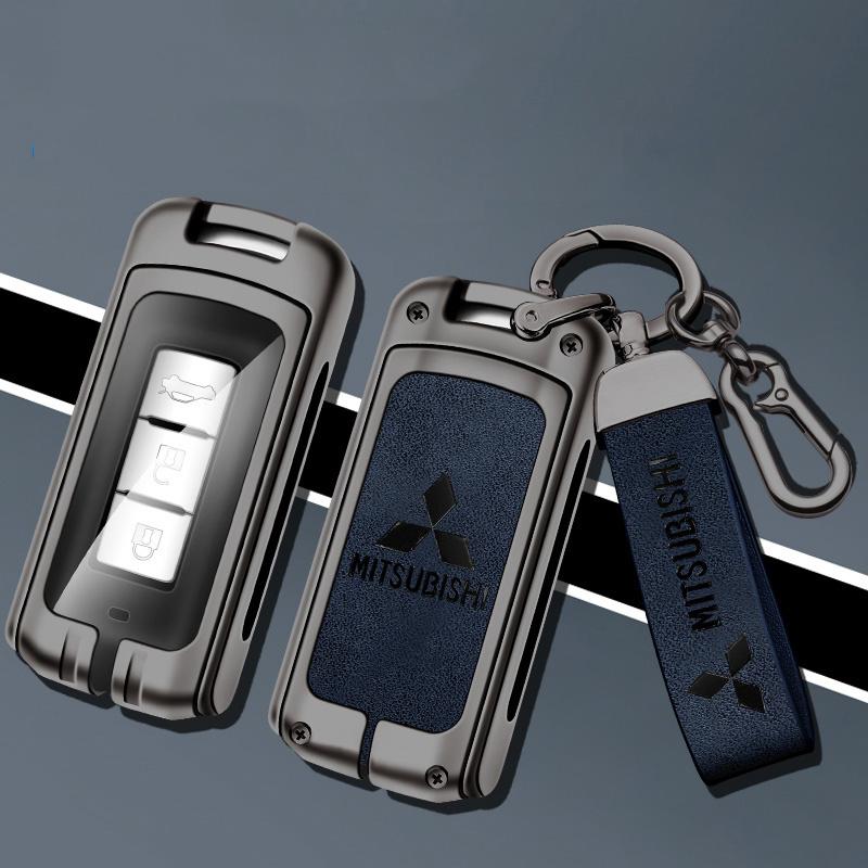 For Mitsubishi Xpander Outlander ASX Pajero Eclipse Cross Montero Zinc Alloy Key Covers Remote Car Key Case Cover Keyless Shell