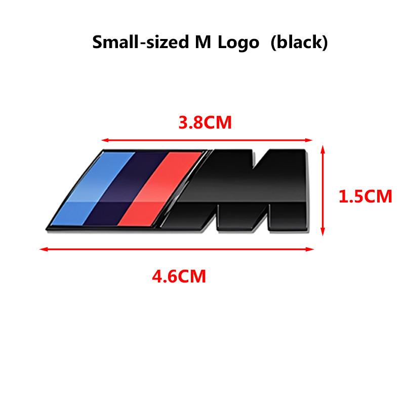 Car M Logo Fender Side Emblem Rear Trunk Badge Sticker Accessories For BMW E34 E46 E39 E38 E90 E60 E36 F30 F30 F10 E92 E38 E91