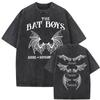 The Bat Boys Tarot Card T Shirt Rhysand Cassian Azriel ACOTAR Aesthetic T-shirts Men Women Fashion Vintage Washed Cotton T-shirt