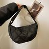Nylon Casual Dumpling Bag Women'S Diamond Tote Bag Large Capacity Shoulder Messenger Bag