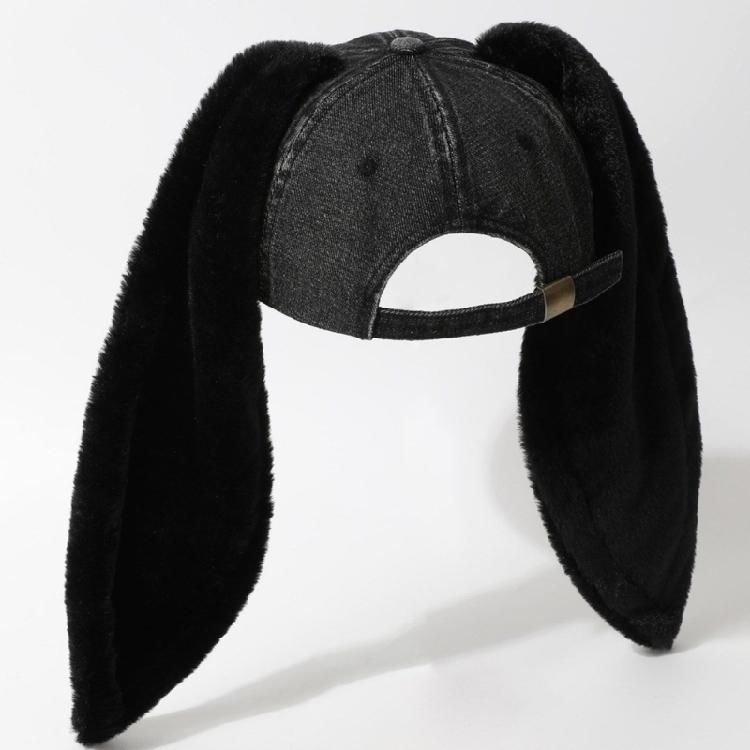 Плюшевая бейсболка с ушками кролика, гибкие snapback, кепка папы, головной убор в стиле аниме для женщин, подростков, тематической вечеринки, музыкального фестиваля