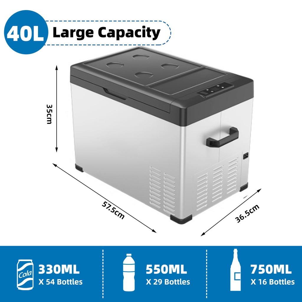 15/20/25/30/40/50л автомобильный холодильник/морозильник портативный электрический компрессорный охладитель для автомобиля и дома управление через приложение опционально