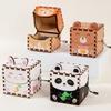 3D Wooden Music Box Puzzle Structure Cartoon Animal Music Box Children's Toys