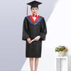 Yousheng Bachelor Uniform Matte Graduation Gown Cap Tassel Set V-Neck Long Sleeve Robe Graduation Cap And Gown Set Graduation Ceremonies Photo Props