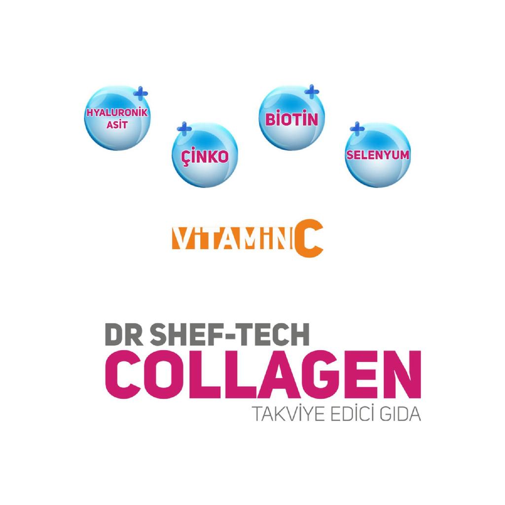 Dr.sheftech Collagen, Collagen, Hyaluronic Acid, Vitamin And Mineral Powder Reinforcement Food 300 G