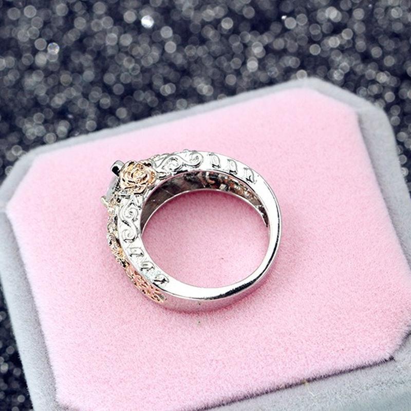 Sace Gems Классическое кольцо из медного сплава с цирконом, женские ювелирные изделия, свадебный подарок для вечеринки