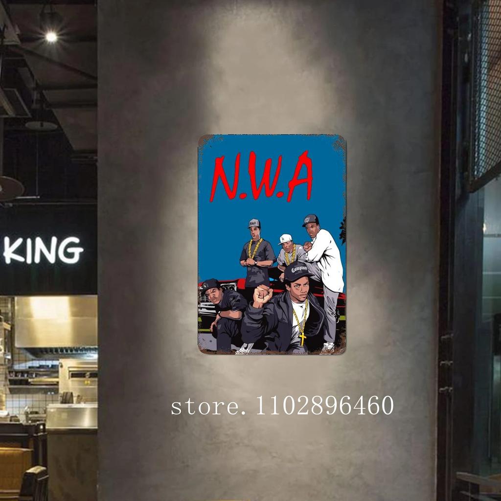 Nwa Металлические таблички и знаки настенный декор Винтажные жестяные таблички Капитан Металлический постер Декор для бара паба клуба Настенное украшение