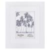 8x10 White Frame Double Mat Wall Tabletop Display Airfloat 5x7 Photos Durable Wood Versatile Mounting Options Easy Open Tabs