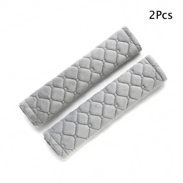 Мягкий чехол для ремня безопасности автомобиля Универсальные чехлы для автомобильных ремней безопасности Теплые плюшевые ремни безопасности Защита плеч Аксессуары для салона автомобиля