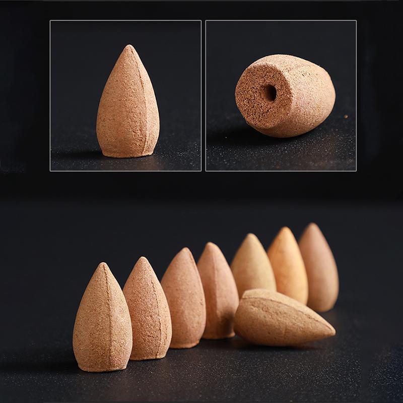 Backflow Incense Cones Pack Mixed Flavor Natural Sandalwood Aloes And More