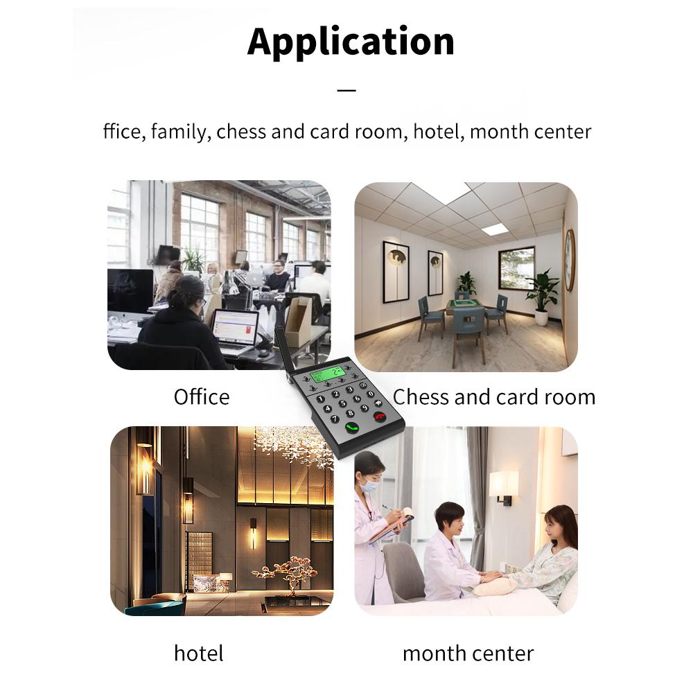 Беспроводная система внутренней связи Умная цифровая машина голосовой связи Беспроводная офисная машина внутренней связи Телефонная внутренняя связь для