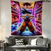 DRAGON BALL Wall Tapestry Aesthetic Wall Hanging Printed Fabric Blanket Decorative Tapestries for Bedroom Living Room Home Decor