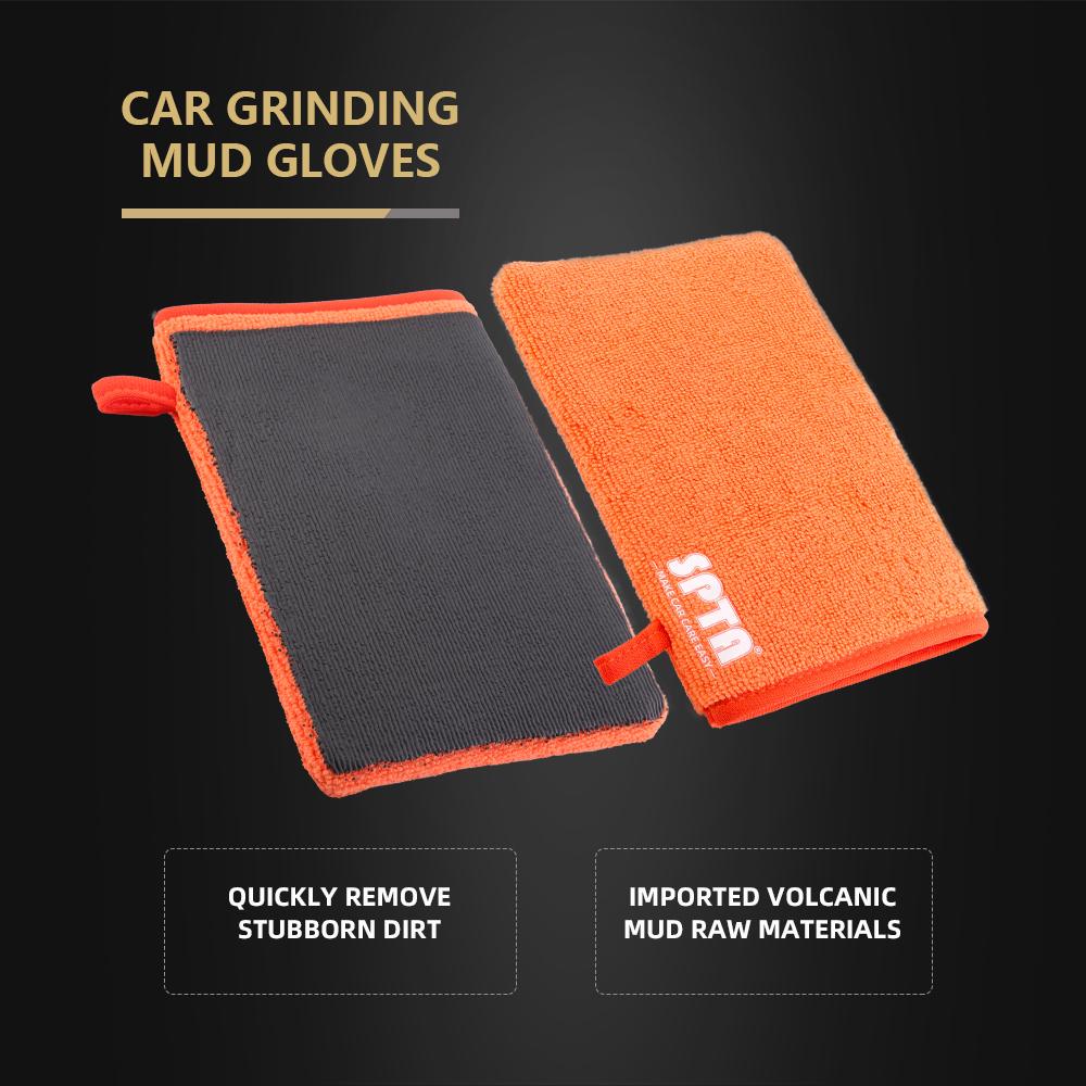 1PC SPTA Clay Bar Mitt Glove Detailing Cleaning Towel Cloth Car Wash Quickly Removes Debris from Your Paint Glass