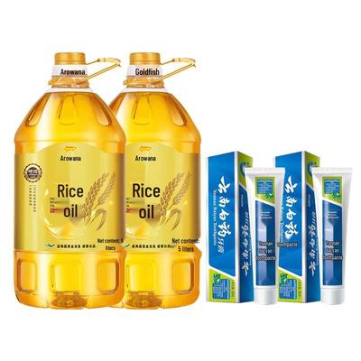 Набор: Зубная паста Yunnan Baiyao и Масло рисовых отрубей Arowana