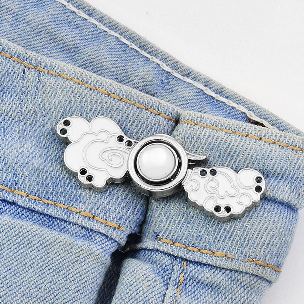 Flower Fashion Jewelry Women Brooch Jeans Accessories Anti-Exposure Brooch Tightening Waistband Pin