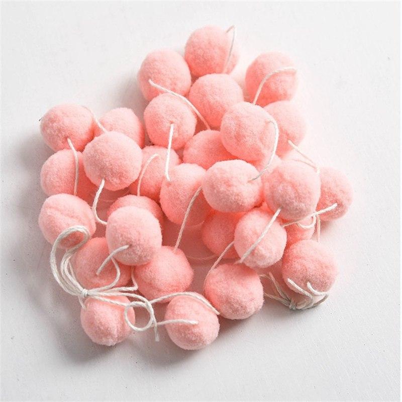 Украшения для комнаты Декоративный меховой шарик Гирлянда Цветная детская комната Дом DIY