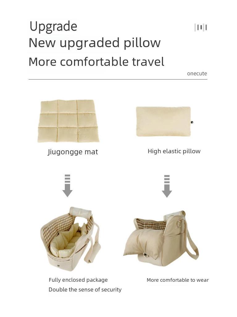 Korean Small Dog Outing Bag - Portable Pet Carrier for Cats and Small Dogs