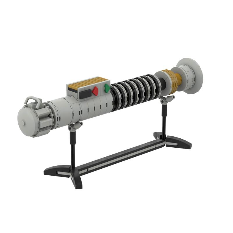 BuildMoc Darksaber световые мечи набор строительных блоков дуэльный бластер лазерные фигурки из фильмов боевое оружие кирпичи детские игрушки
