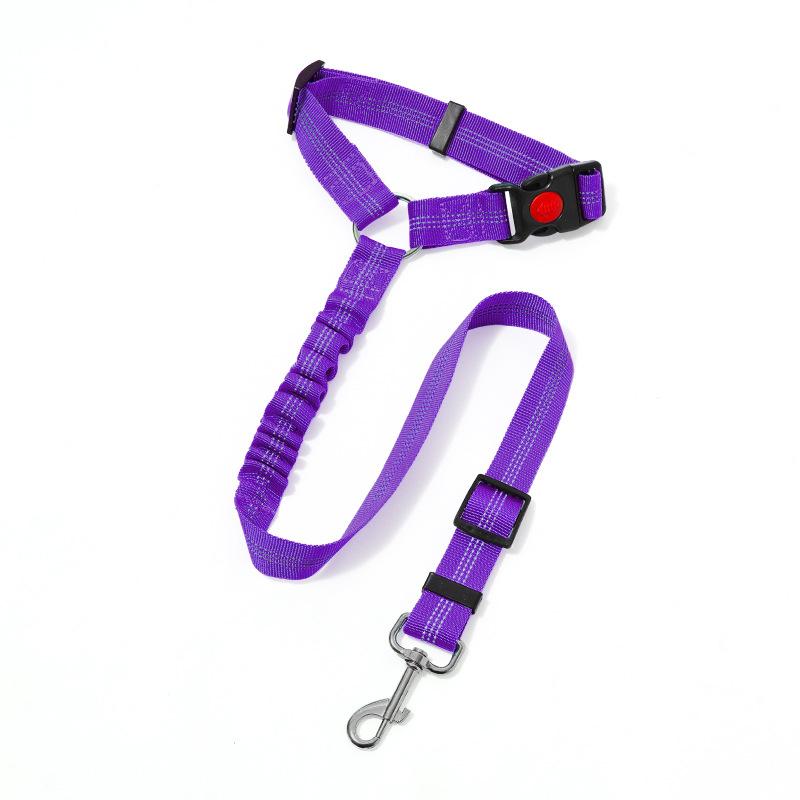 Pet Car Leash, Dog Car Seat Belt, Ring Safety Rope, Rear Seat Leash