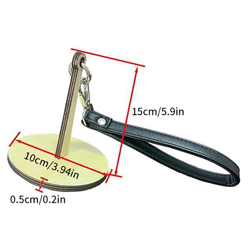 Держатель пряжи, деревянный, для прядения, вязания, аксессуаров, подставка для швейных принадлежностей, швейная катушка с ремешком на запястье, моталка для шерстяных клубков