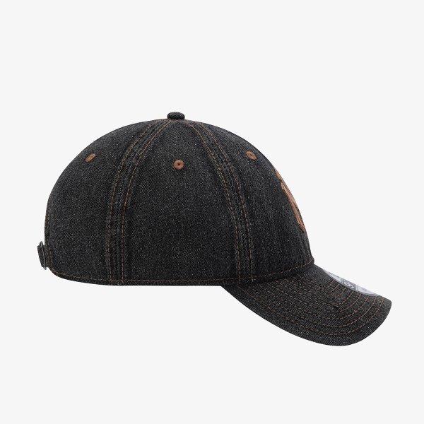New Era МЛБ Нью-Йорк Янкис Джинсовая Неструктурированная Бейсболка Черная 15131660