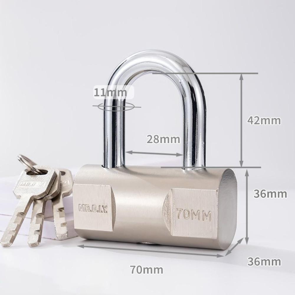 Waterproof Security Lock Stainless Steel Anti-theft Padlock  Outdoor Gym Dormitory Cabinet Door