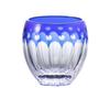 TOFUKU Trading Original Kiriko Takumi Premium Sake X Glass, Finish, Glasswork, Cup, Fuga, Blue, 55 (M60) H60mm, 110cc, TK-380