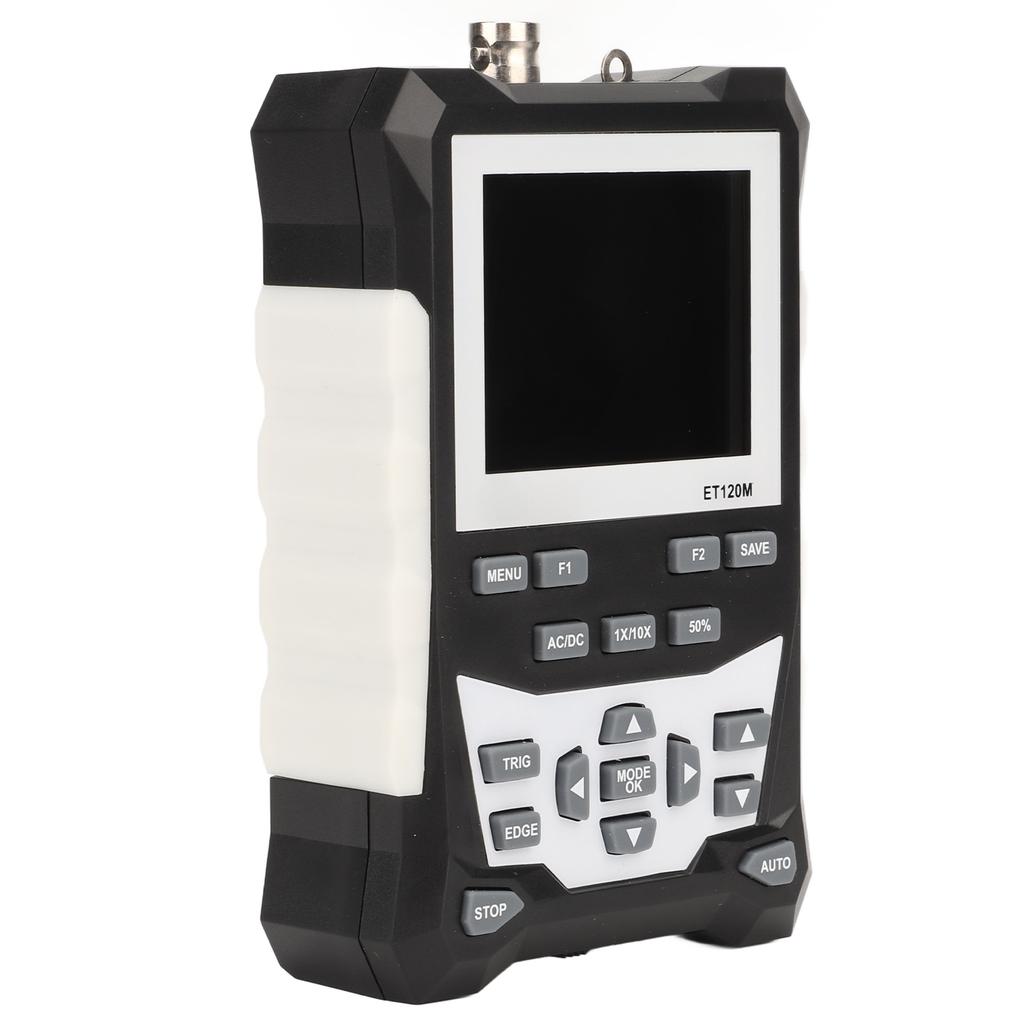 Ручной осциллограф 120 МГц Полоса пропускания формы сигнала Высокая точность 2,4-дюймовый TFT Цифровой цветной аналоговый осциллограф Набор