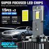 2Pcs 50000Lm D3S LED Headlight Bulbs D1S D2S D4S D8S D1R D2R D3R D4R D8R Turbo LED CSP Lights For BMW Benz Volvo Lamp Canbus 100W Headlamp