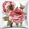 Fashion Rose Printing Series Pattern Pillowcase Square Pillowcase Home Office Decoration Pillowcase
