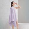 Lightweight Wearable Spa Robe Waffle Microfiber Bath Towel, Quick Drying Towel with Snap Versatile Bathing Accessory for Travel Button, Soft
