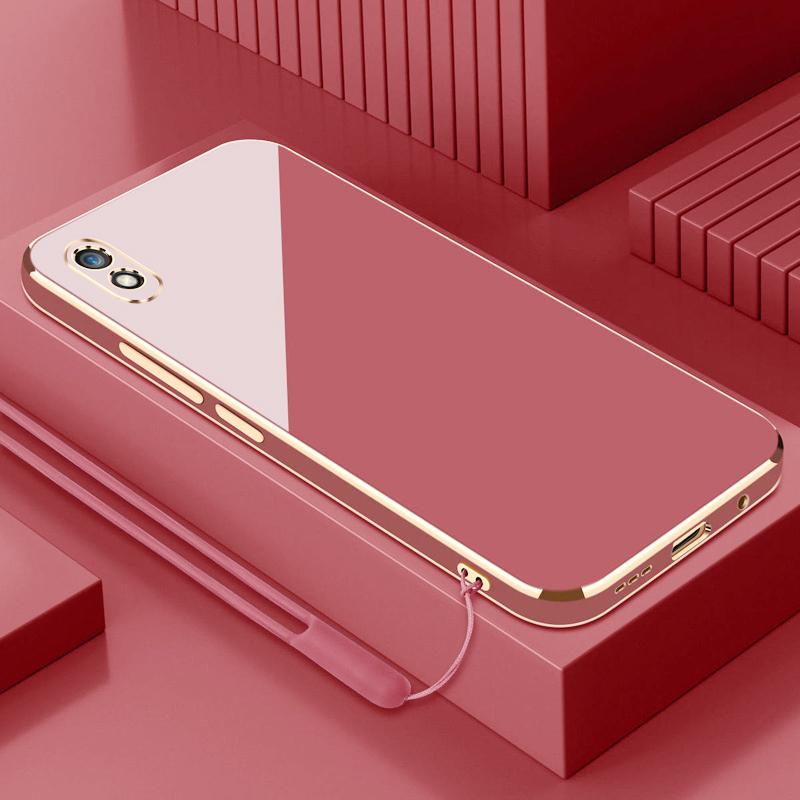 Для Redmi 9A спортивный чехол роскошный квадратный чехол для телефона Redmi 9A 9AT 9i противоударный силиконовый чехол-накладка Fundas