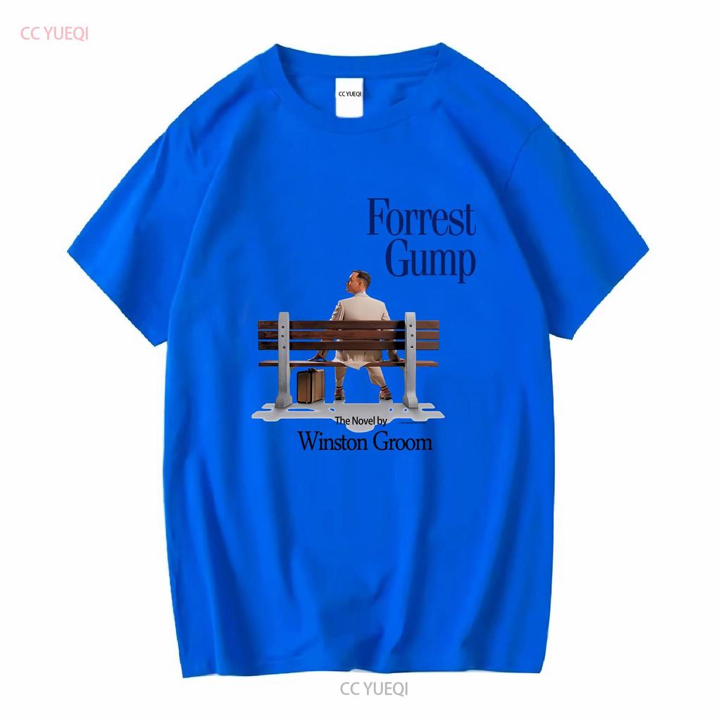 90s Forrest Gump Movie T Shirt USA L White Double Sided Print No mv1057 vintage Washed Breathable streetwear Comfortable Soft