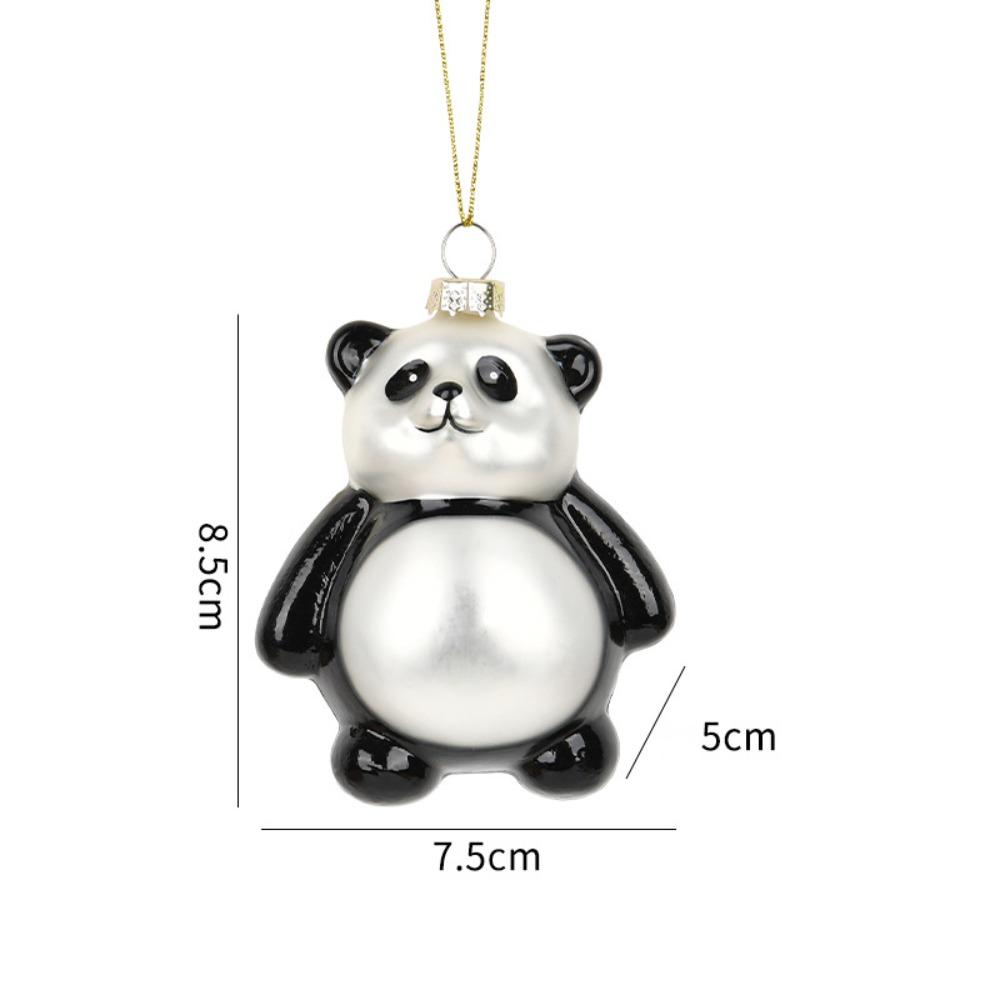 Rooster Panda Elephant Shape Christmas Ornaments Colorful Hanging Ornaments Scene Arrangement