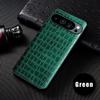 Premium Crocodile Leather Case For Google Pixel 9 Pro XL Slim Fit Protective Back Cover for Google Pixel 9 Pro phone case