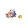 2024 Year Dragon Head Brooch Dragon Head Cartoon Pin Brooch Shirt Pin Dragon Year Brooch  Jewelry