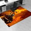 Firefighter Chair Mat: Home Decor, Office Carpet, Gift for Firefighters, Suitable for Bedroom, Living Room, Various Rooms0109029A